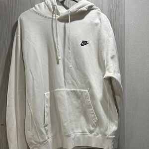 Nike Men's White Hoodie